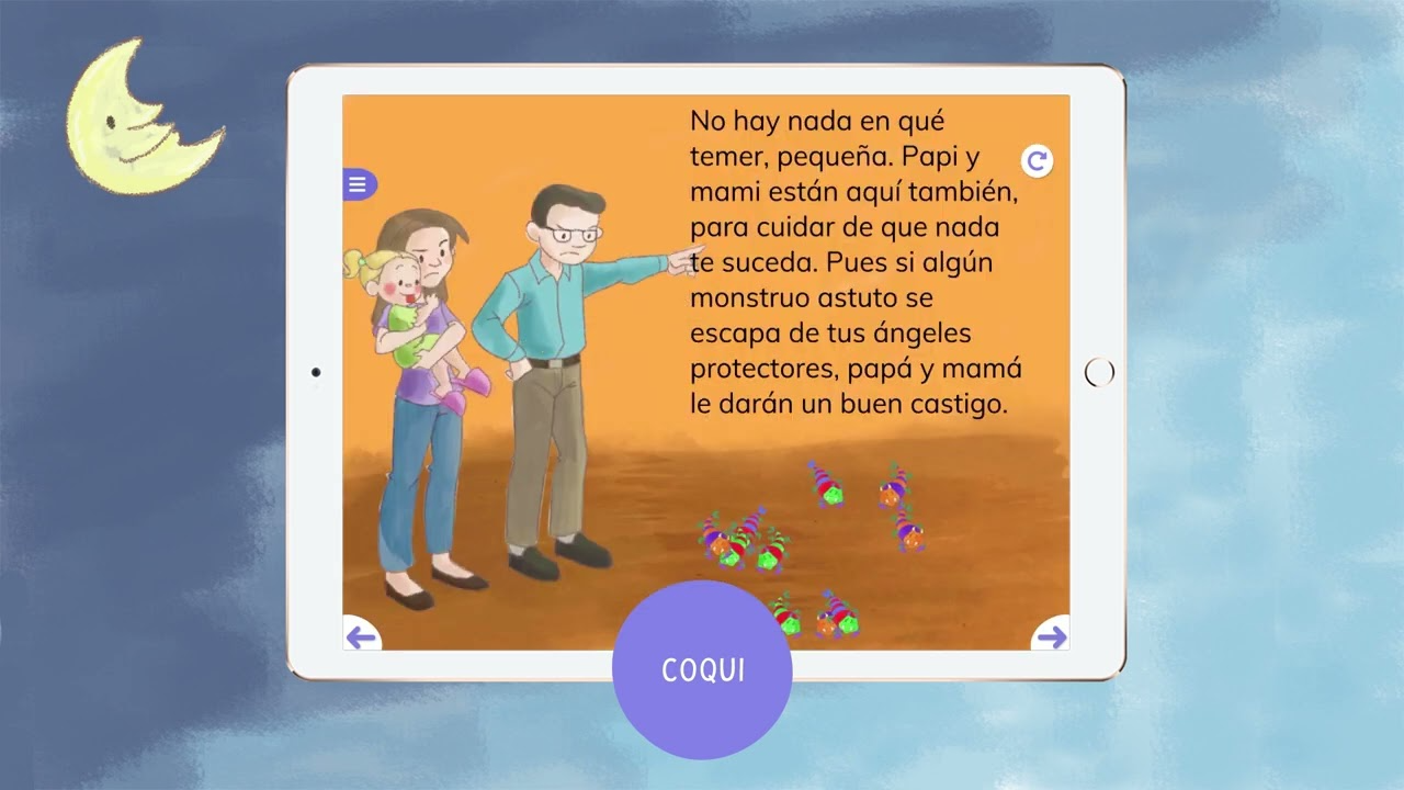 Coqui tiene miedo