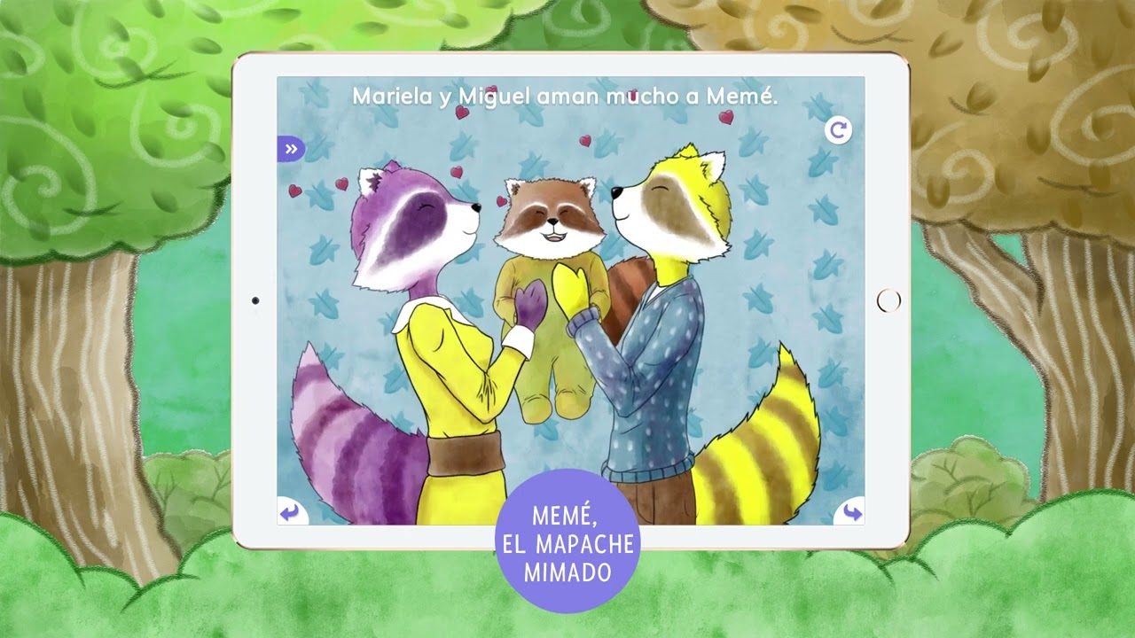 Memé el mapache mimado