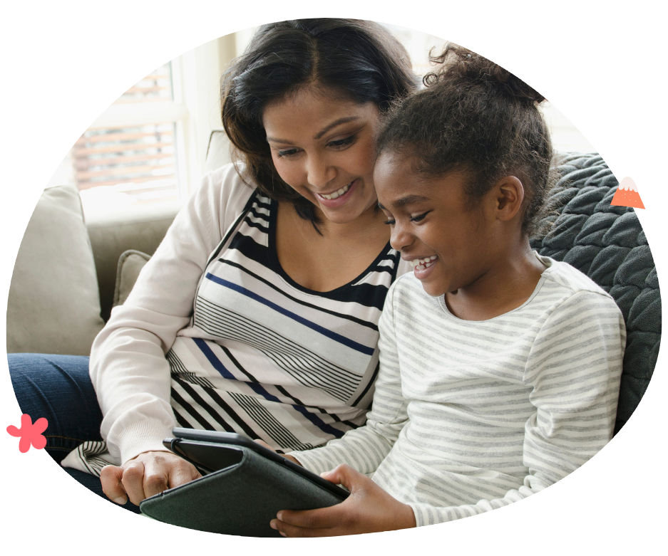 FabuLingua family engagement: parents continue Spanish or English learning at home with the same profile their child uses in the after-school program — supports 21st CCLC family literacy in both directions